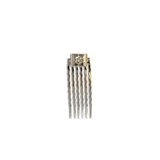 Tie clip charm with 4-tooth hair comb,Metal Hair Stick,Hair Fork,hair accessories
