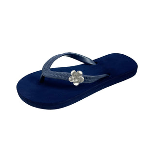 Navy Popit Flip Flop for kids Popits Sandal with Shoe clip charm Changeable