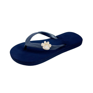 Navy Popit Flip Flop for kids Popits Sandal with Shoe clip charm Changeable