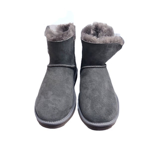 Grey Popit Boot for Woman Flat Boot with Changeable Popits flip flops Shoe Clip Charms
