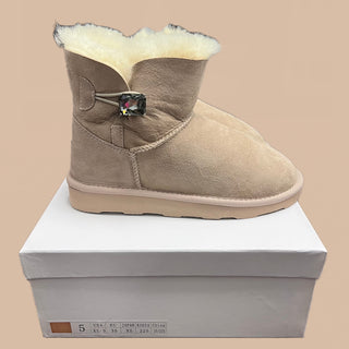 Vanila Beige Popit Boot for Woman Flat Boot with Popits flip flop Shoe Clip Charms Changeable