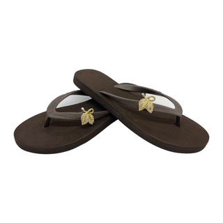 Leaf shoe clip charms for Popits Flip Flop for Woman Popit sandal