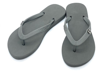 Grey Popits Flip Flop for Woman popit sandal with shoe clip Charm changeable