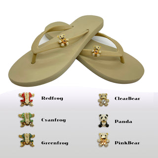 Sand Popits Flip Flop for woman popit Sandal with shoe clip Charm changeable