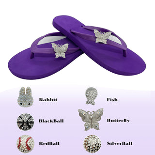 Shoe clip charm for Popits flip flop for woman Popit Sandals/Bags/ring