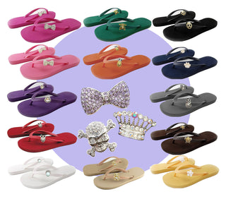 Shoe clip charms for Popits flip flop for woman Popit Sandals/Bags/ring