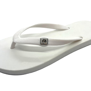 White Popits Flip Flop for woman popit sandals with shoe clip Charm changeable
